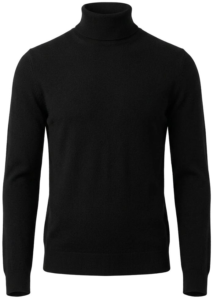 Black turtleneck